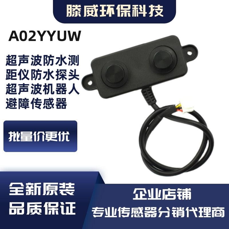 A02YYUW超声波防水测距模块 防水探头机器人避障超声波传感传感器