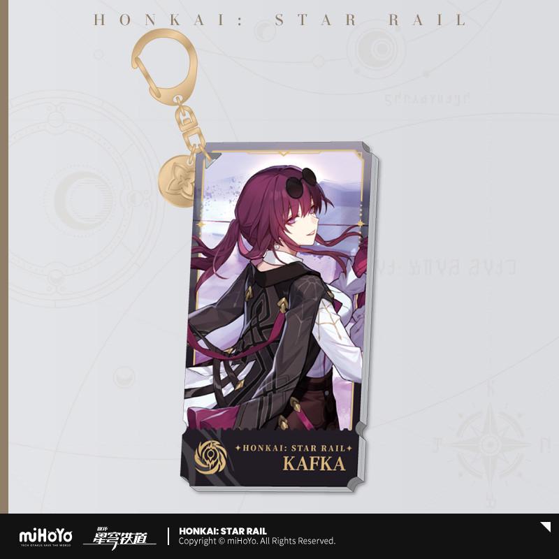 崩坏RPG星穹铁道周边官谷,卡芙卡角色立绘系列亚克力挂件卡芙卡