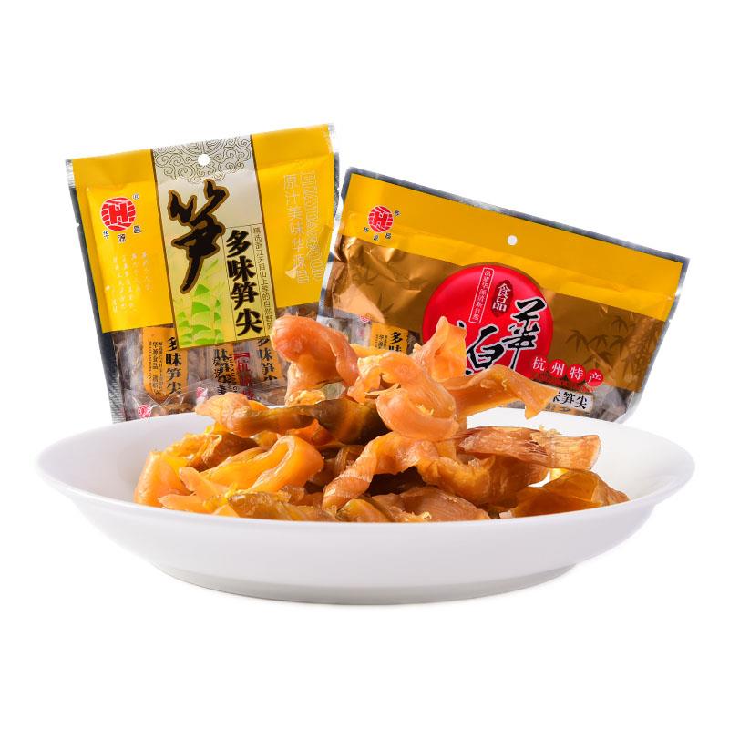 华源昌多味笋尖袋装 杭州特产即食多味笋干小包装嫩笋丝零食小吃图片
