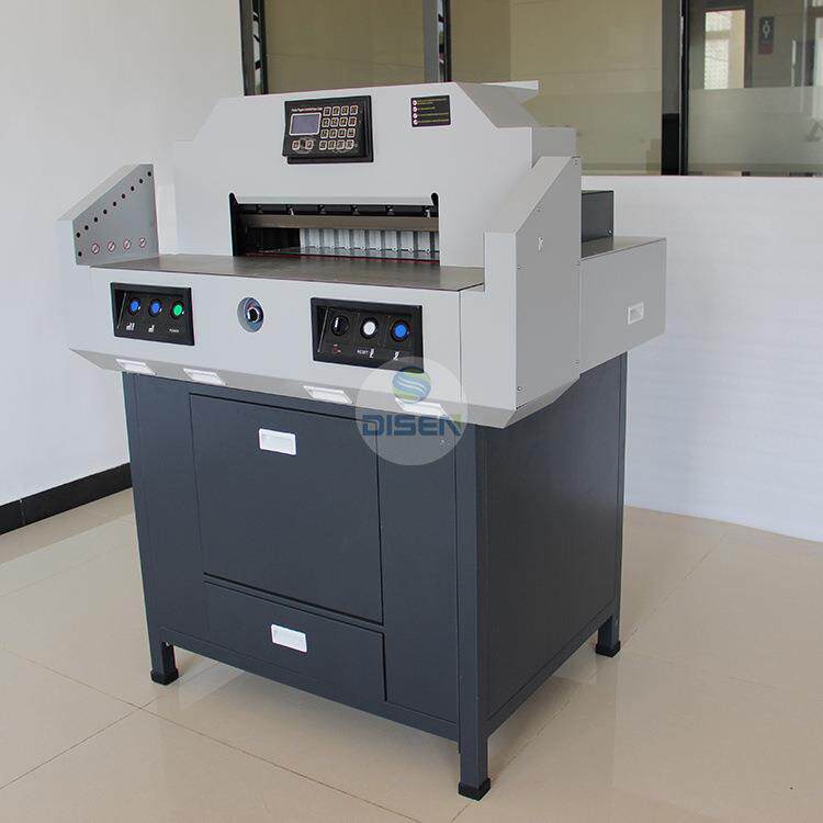 全订新520H程控切纸机 装重型书标图文厚层A裁纸机 厚料A4裁切机