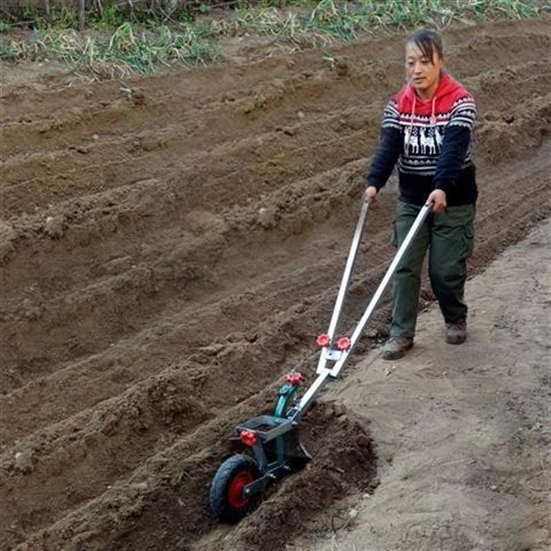 开沟犁起垄器耕地犁手拉犁人工小型捞铧式犁手扶开沟器小型耕耘机
