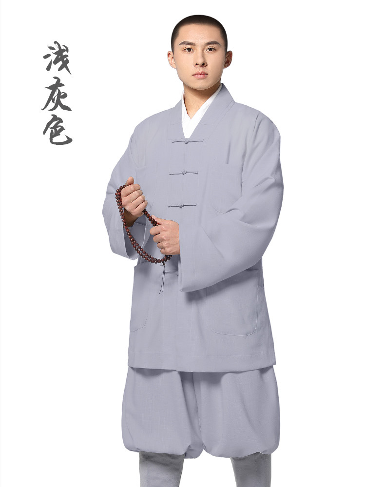 清仓处理夏季僧服觉牌棉料短褂套装僧人和尚服居士服轻便透气凉快