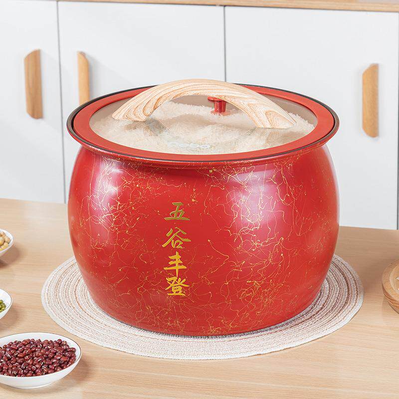 Debo/德铂五谷丰登装米桶家用防虫防潮密封米箱粮食储存罐面粉缸