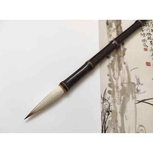 正品锋制兼毫长毛笔狼三羊行草书大中楷套装书法七中号欧楷特行书