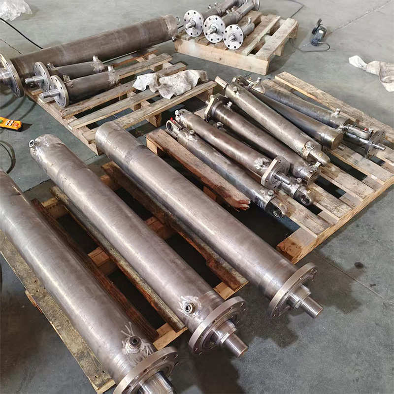 定制前法兰式液压油缸机械设备工程液压油缸非标压滤机伸缩式油缸