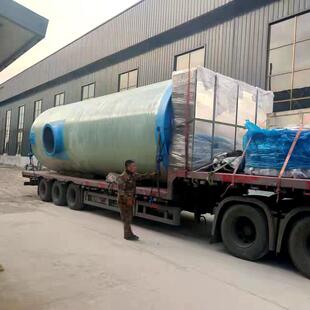 地下室污水提升泵站 GRP玻璃钢材质污水雨水一体化处理泵站