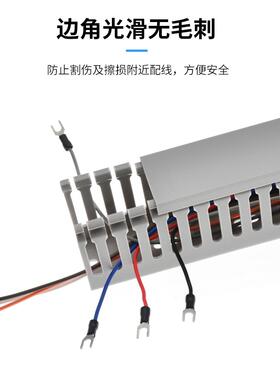 KPSS线槽凯士无品牌/士绝缘线槽9V-0阻燃4等级VC塑料行线槽配MD、