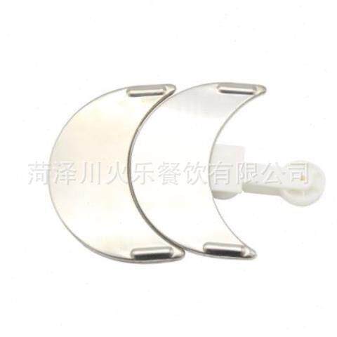 旋转小火锅设备全套传送带荷叶片配件回转月牙片链条零件输送带