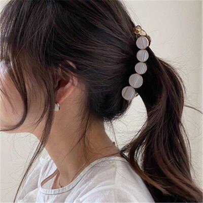 1pc Big Size Acetate Leopard Banana Hair Clips Korean Style