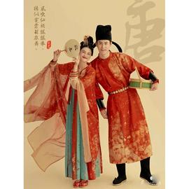 影楼主题服装汉服男女婚纱拍照唐装复古国潮中式演出网红礼服
