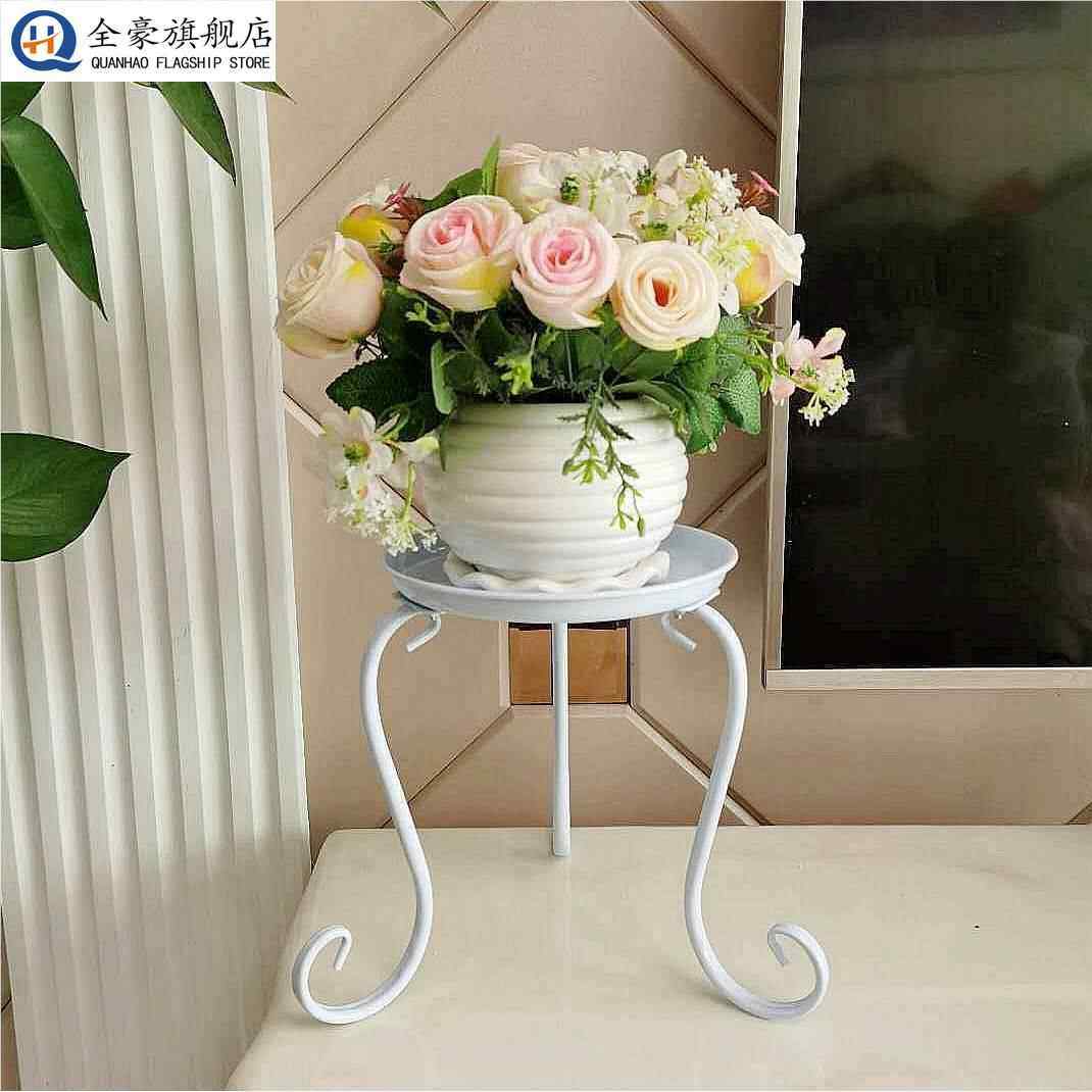欧式铁艺多层花架家用客厅阳台室内花盆架黄金葛吊兰落地花架子