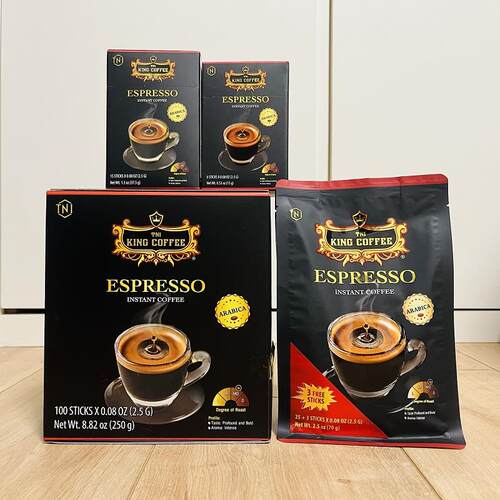 越南进口Tni King Coffee添爱尊尚冰美式浓缩冷热水速溶黑咖啡粉