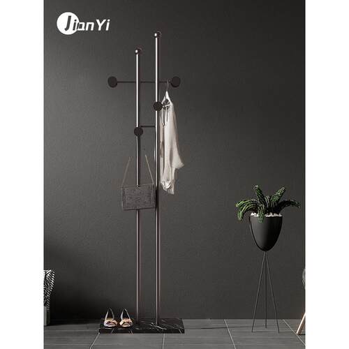 法式创意衣架落地卧室放脱下的衣服小型挂衣架立式衣帽架入户挂包