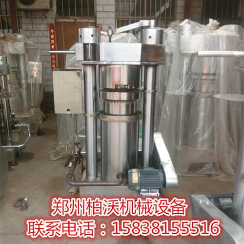 全自动液压榨油机食品芝麻香油机不锈钢芝麻出油榨油机设备