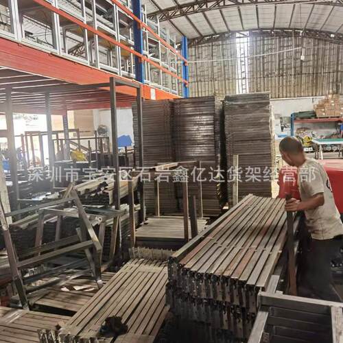 阁楼货架厂家直销大件阁楼平台仓库隔层重型二层货架库房