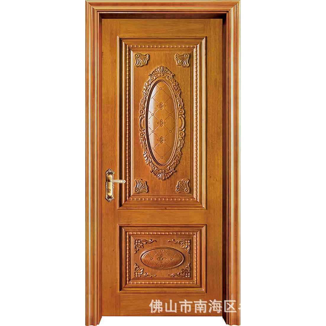 原木门实木欧式卧门门室室内门门卫生间门厨房实木复合门烤810漆