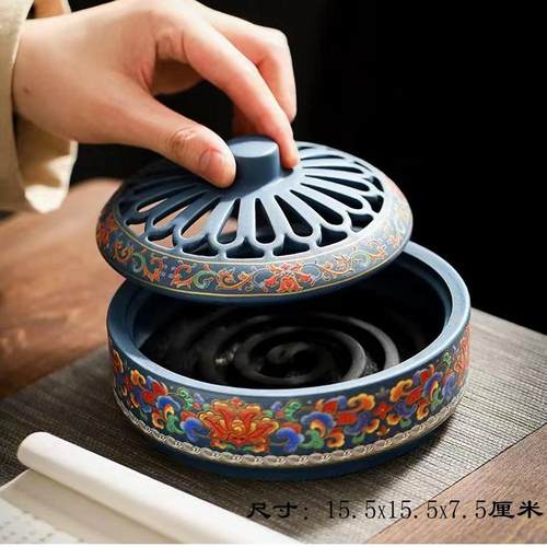 景泰蓝大号陶瓷蚊香蚊香工业陶瓷