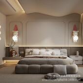 熊床35仔奶风客厅背景墙男女孩卧油室头灯童房儿创意现代装 饰壁灯