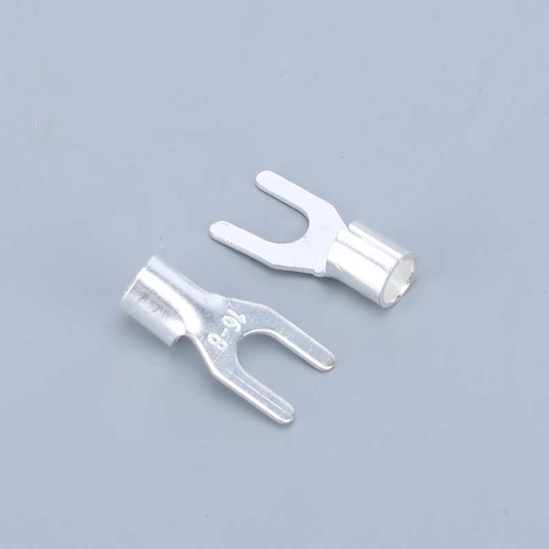 6压端子镀银 冷铜线uut4 型裸鼻子 接线耳端头10接线叉形 平方