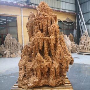 大型吸水石假山原石天然上水石盆景镇宅庭院景观摆件水秀石园林石