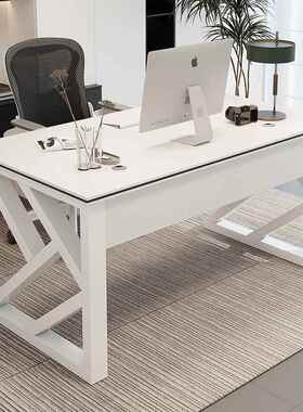 台式家用电脑办公桌卧室具家学生学习写课书字桌电竞K桌UTQ子K架