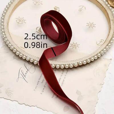 Velvet ribbon, 2 yards *1.57 inches, gift flower packaging b