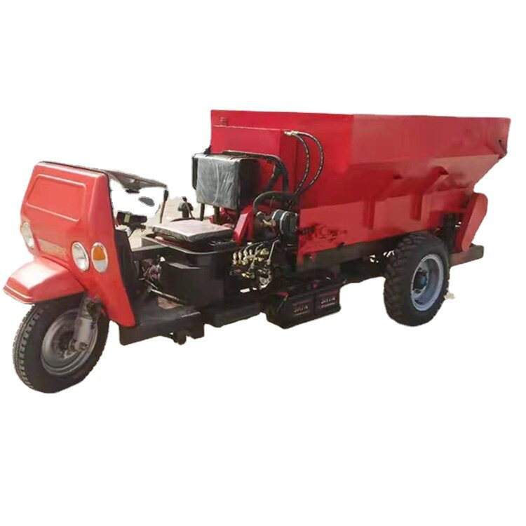 1.5方三轮撒粪车28马力圆盘农田抛粪撒粪车蔬菜大棚有机肥撒粪车