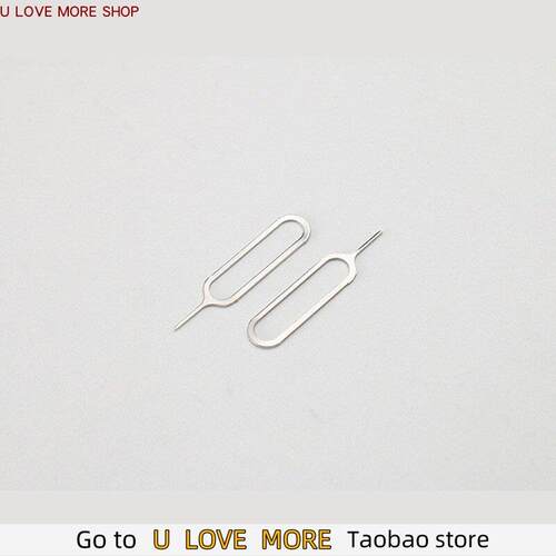 10PCS Sim Card Tray Removal Eject Pin Key Tool Stainless Ste