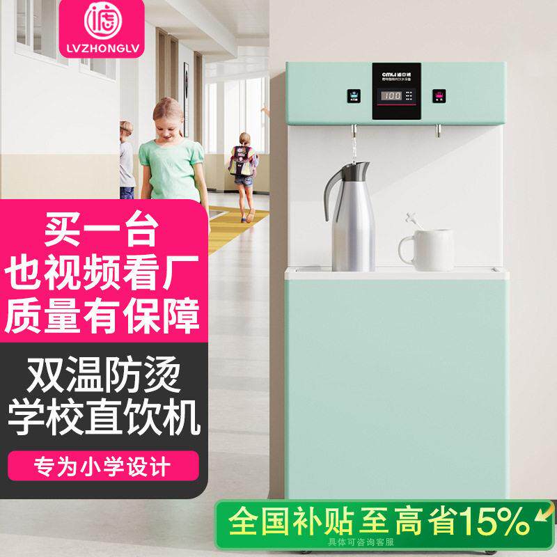 商用饮水机恒温防烫伤直饮水机冷热两用全自动智能电热开水器学校