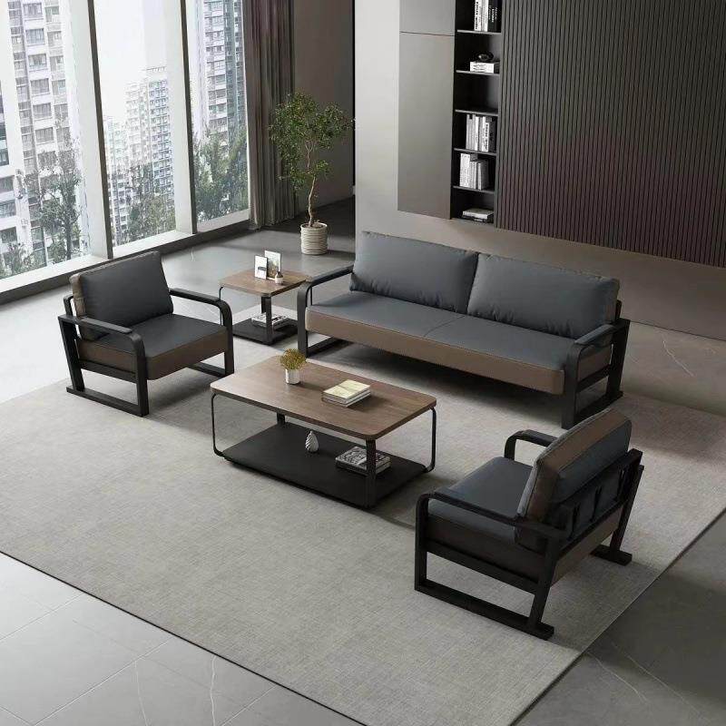 现代简约办公室接待会客商务沙发组装套装办公热卖直销包邮