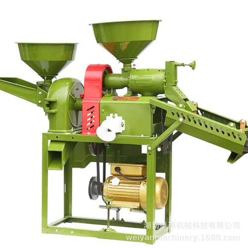 多功能碾米机剥壳机打米机粉碎一体机家用小型全自动精米机220v