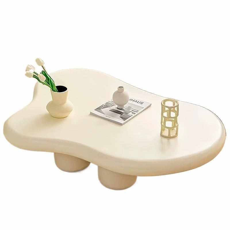 云朵茶几客厅家用小户型奶油风网红简约现代异形矮桌侘寂风小桌子