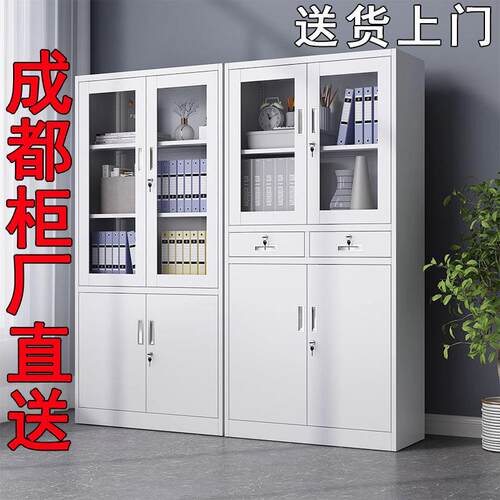 铁皮文件柜钢制办公柜资料柜财务凭证柜档案柜铁皮柜矮柜收纳柜