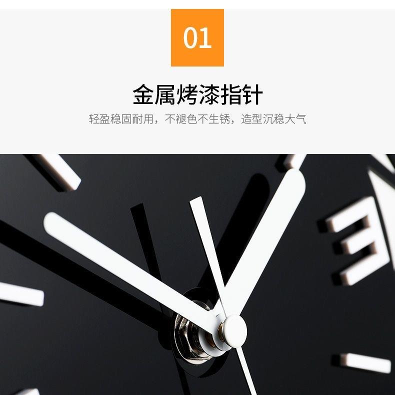 创意钟表小型静音摆件床头卧室轻奢装饰时钟摆台钟爆款座钟
