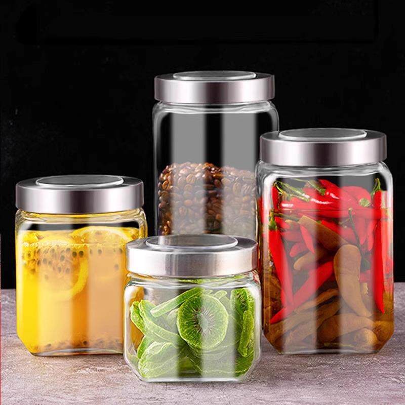 玻璃茶叶罐小号花茶瓶可携式密封罐旅行随身迷你茶盒家用储茶罐子
