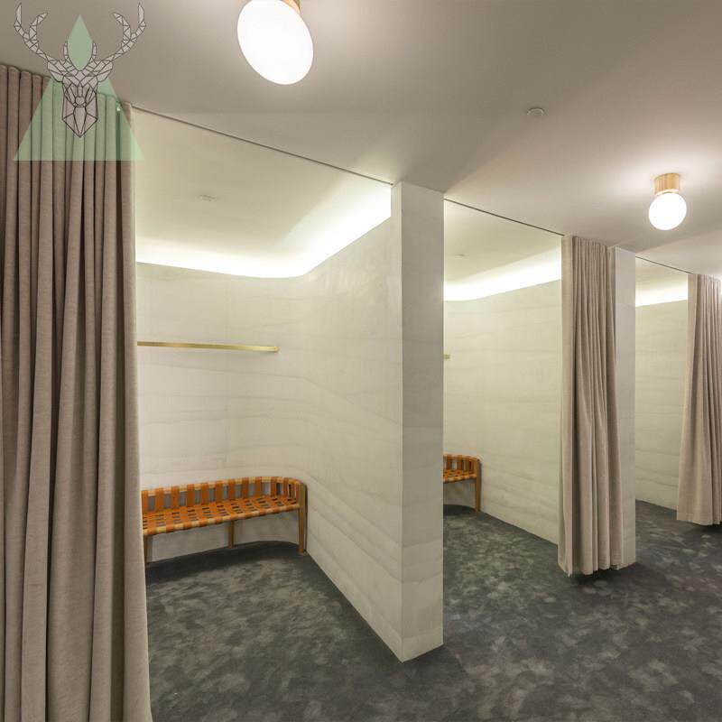 试衣间杆子c型l型u形门帘直轨道不锈钢撑杆大半圆服装店展示架子