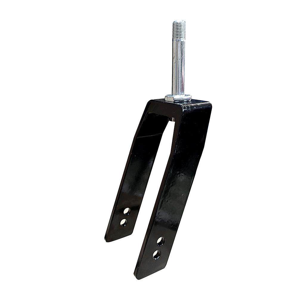 前轮脚叉 代步车轮椅前轮万向轮铝合金脚叉 厂家代步车配件