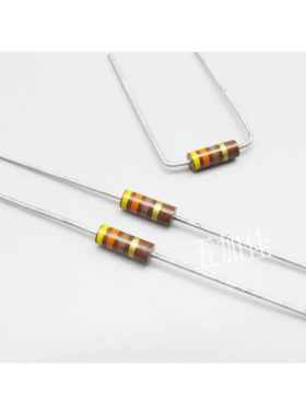 10只 RCR20G431J 1/2W 430R 5% 进口 古董正宗实芯碳芯无感电阻
