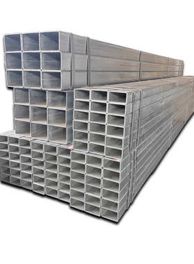 长沙现货100*200镀锌方管今日价格 q235b批发75方通钢材多少一吨