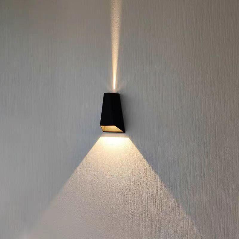 led户外双头壁灯室外阳台外墙庭院围墙柱子灯简约双向花园防水灯