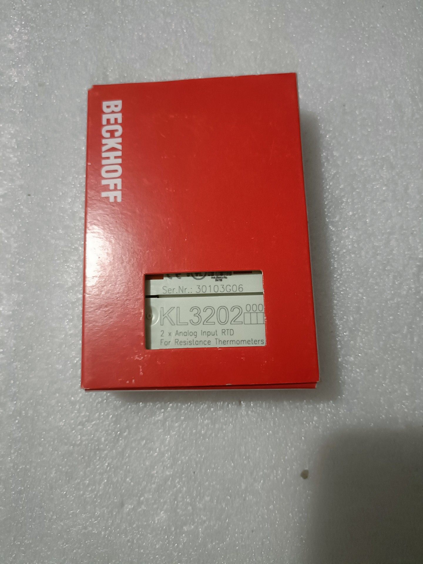 倍福模块KL3202，现货，有需要的联系，支持顺丰包邮，议价