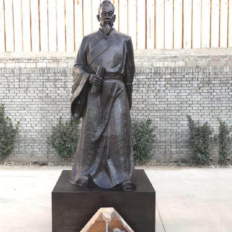 铸铜厂家 大型铜雕人物雕塑 成吉思汗铜像 铜成吉思汗全身像雕塑