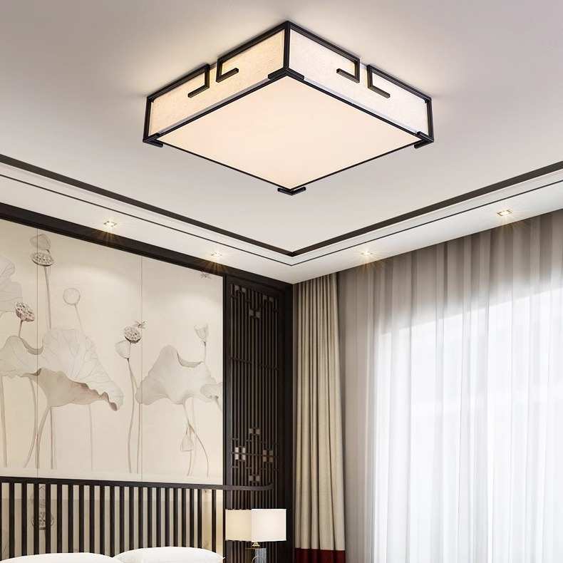 led吸顶灯客厅书房长方形卧室中式简约灯圆形现代新餐厅吸顶灯