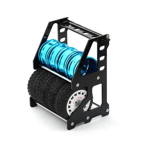 1/18 1/24攀爬1/10平跑漂车轮胎收纳架避震工具架TT02 TRX4