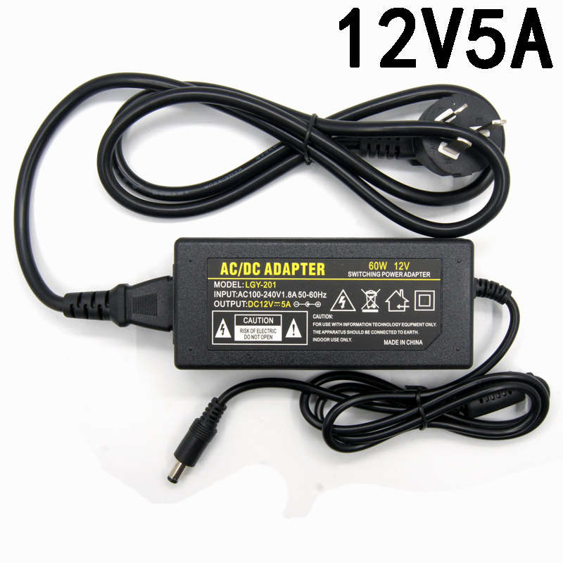 12V5A电源适配器 12伏5安4A3A2A1A通用液晶显示器电源监控电源
