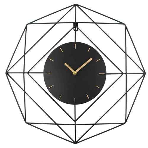 欧式创意挂钟铁艺钟表客厅时尚轻奢简约装饰时钟挂墙家用挂表大号