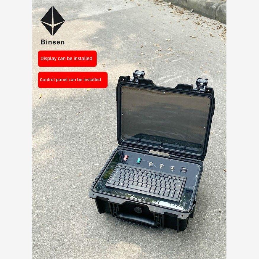仪器操作控制面板安装箱探测检测设备手提收纳数控开关户外工具箱