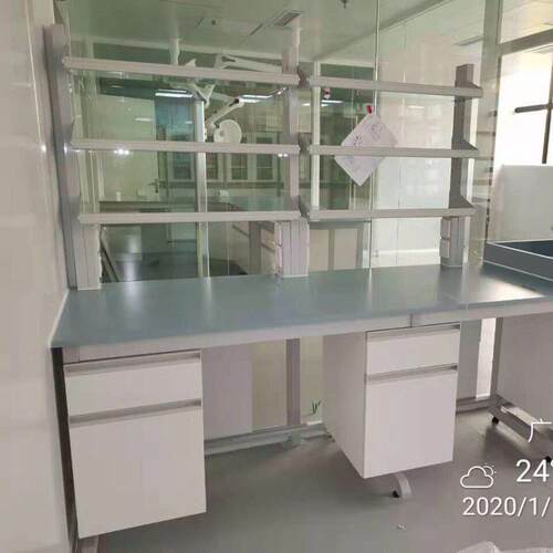 全钢实验桌实验室台化学物理操作台口型框架实验室试验台实验