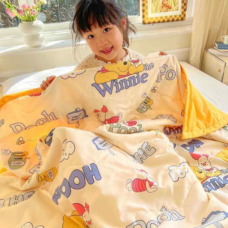 Disne迪士妮儿童夏被水洗棉幼儿园夏凉被子卡通被空调被