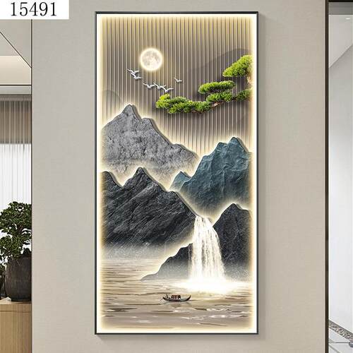 北欧客厅装饰画三联画沙发背景墙挂画现代简约轻奢壁画餐厅卧室画